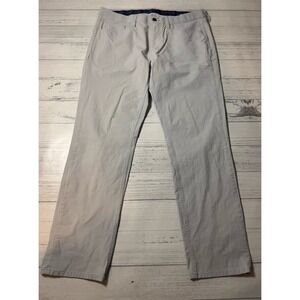 Vineyard Vines On The Go Pants Mens Tag:34x30 (34x29) Gray Performance Stretch